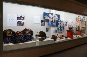 歴史民族資料館に展示されているささら獅子舞の画像