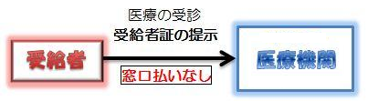 現物給付のフロー図