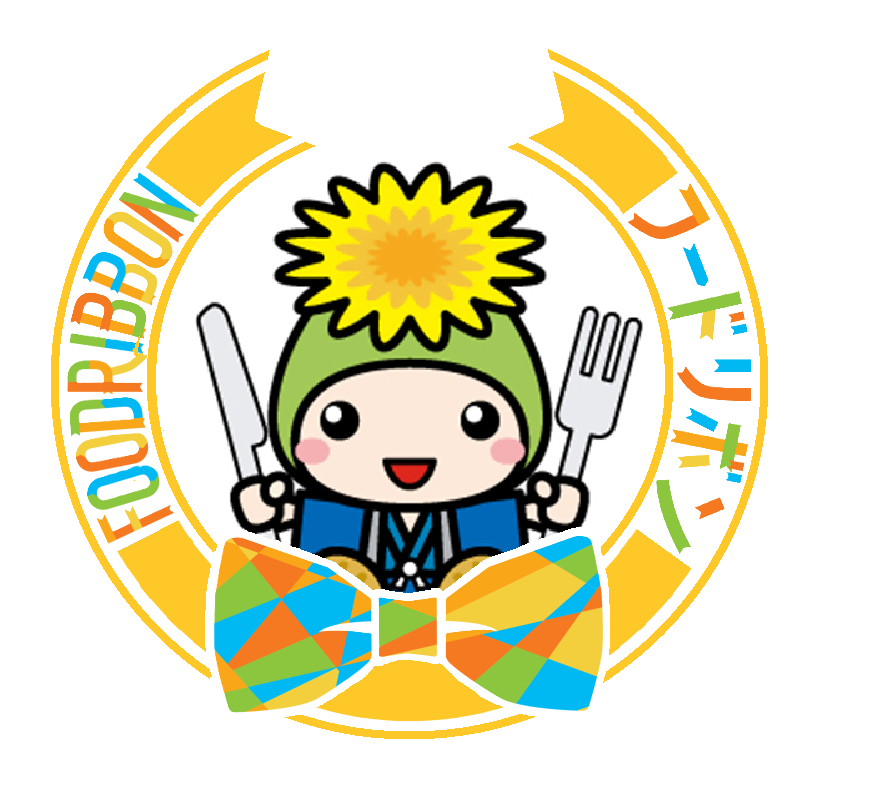 オケちゃんとフードリボンプロジェクトロゴ