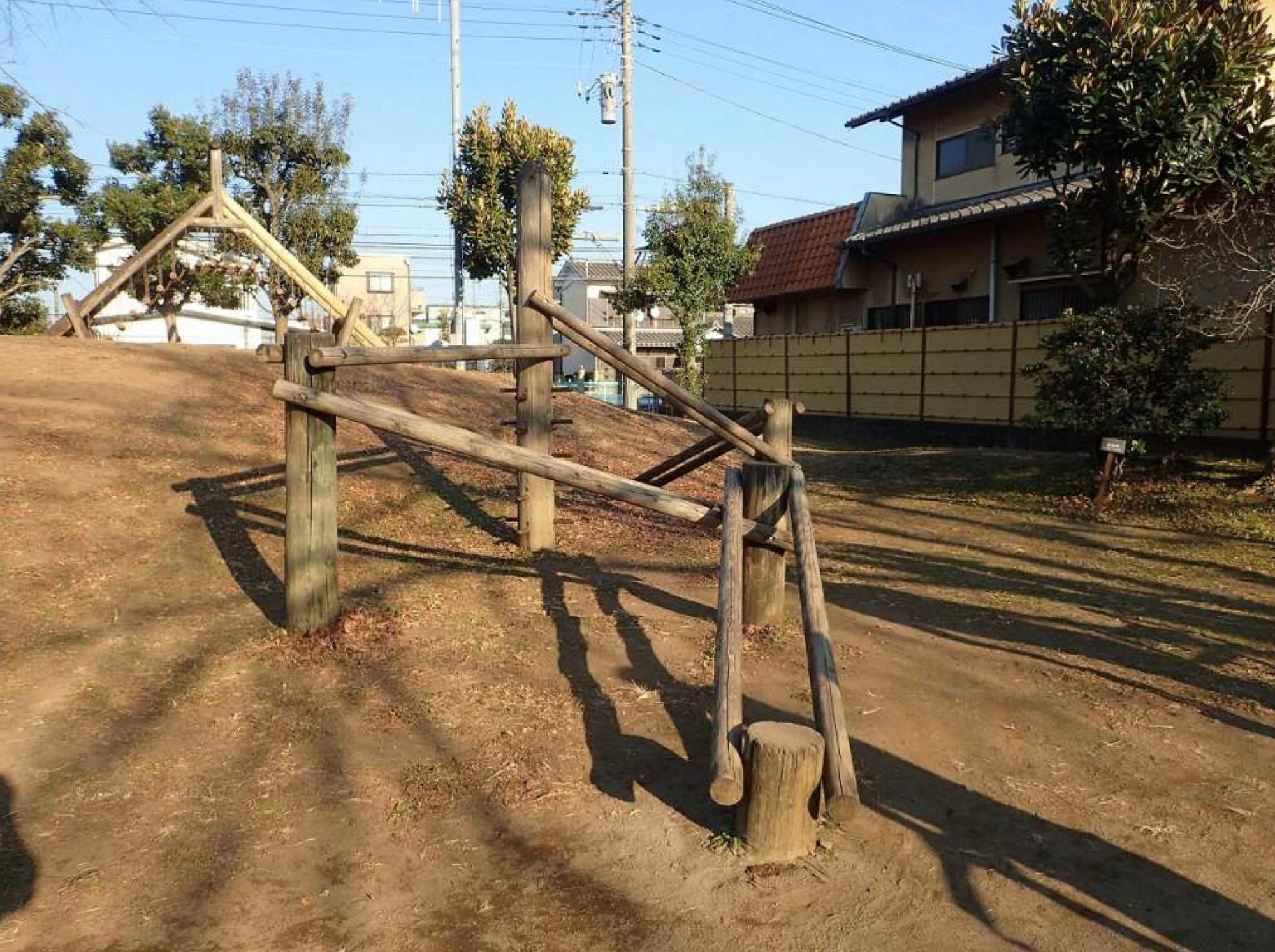 丸太渡り