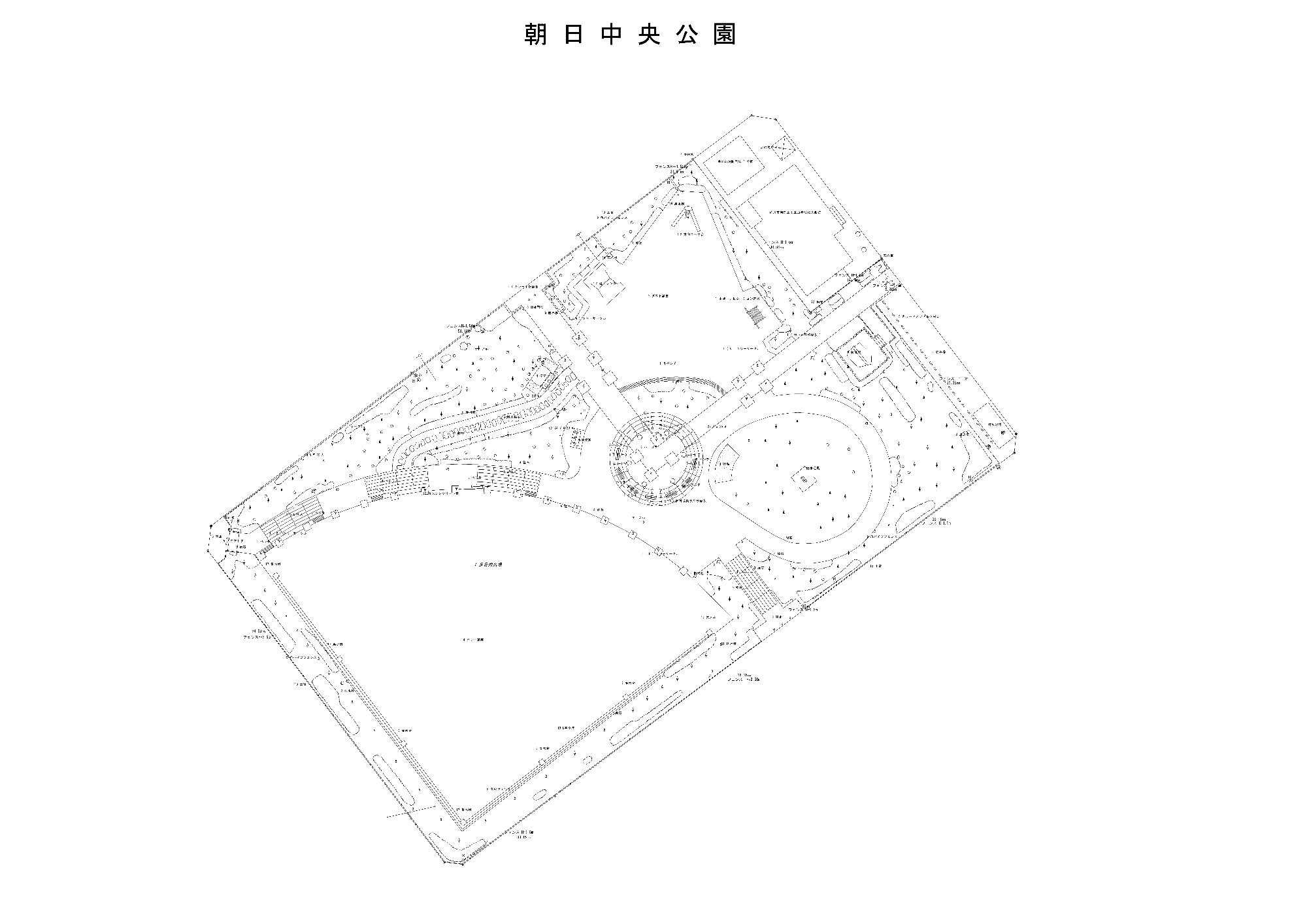 朝日中央公園平面図