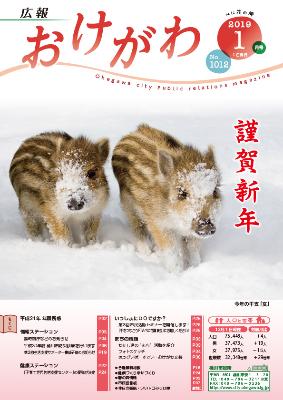 広報おけがわ1月号の表紙
