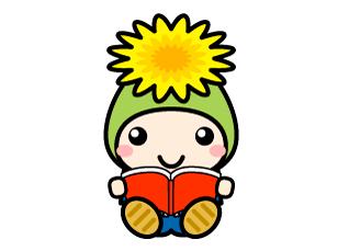 オケちゃん塗り絵「読書編」