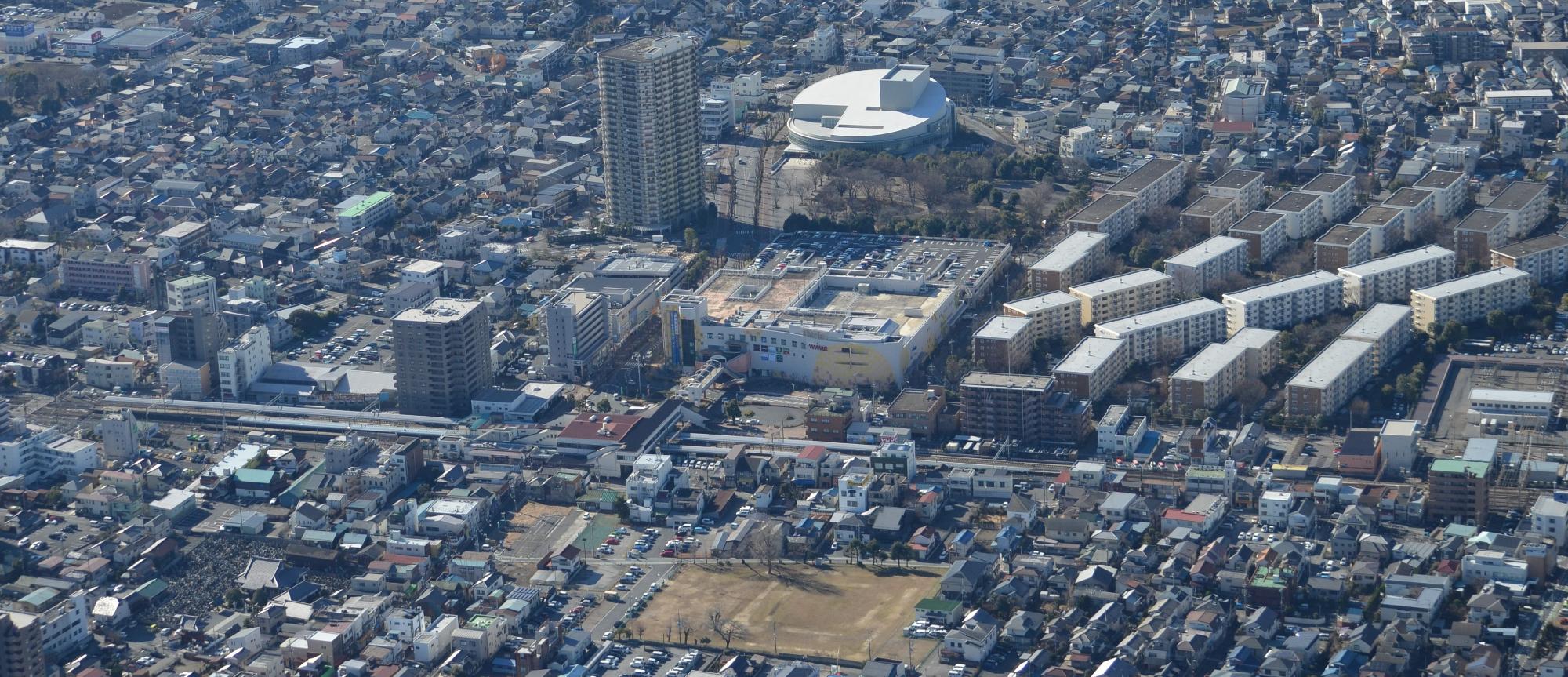 市空撮図
