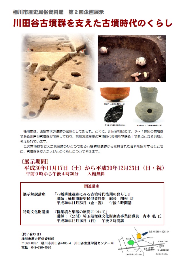 企画展示「川田や古墳群を支えた古墳時代のくらし」