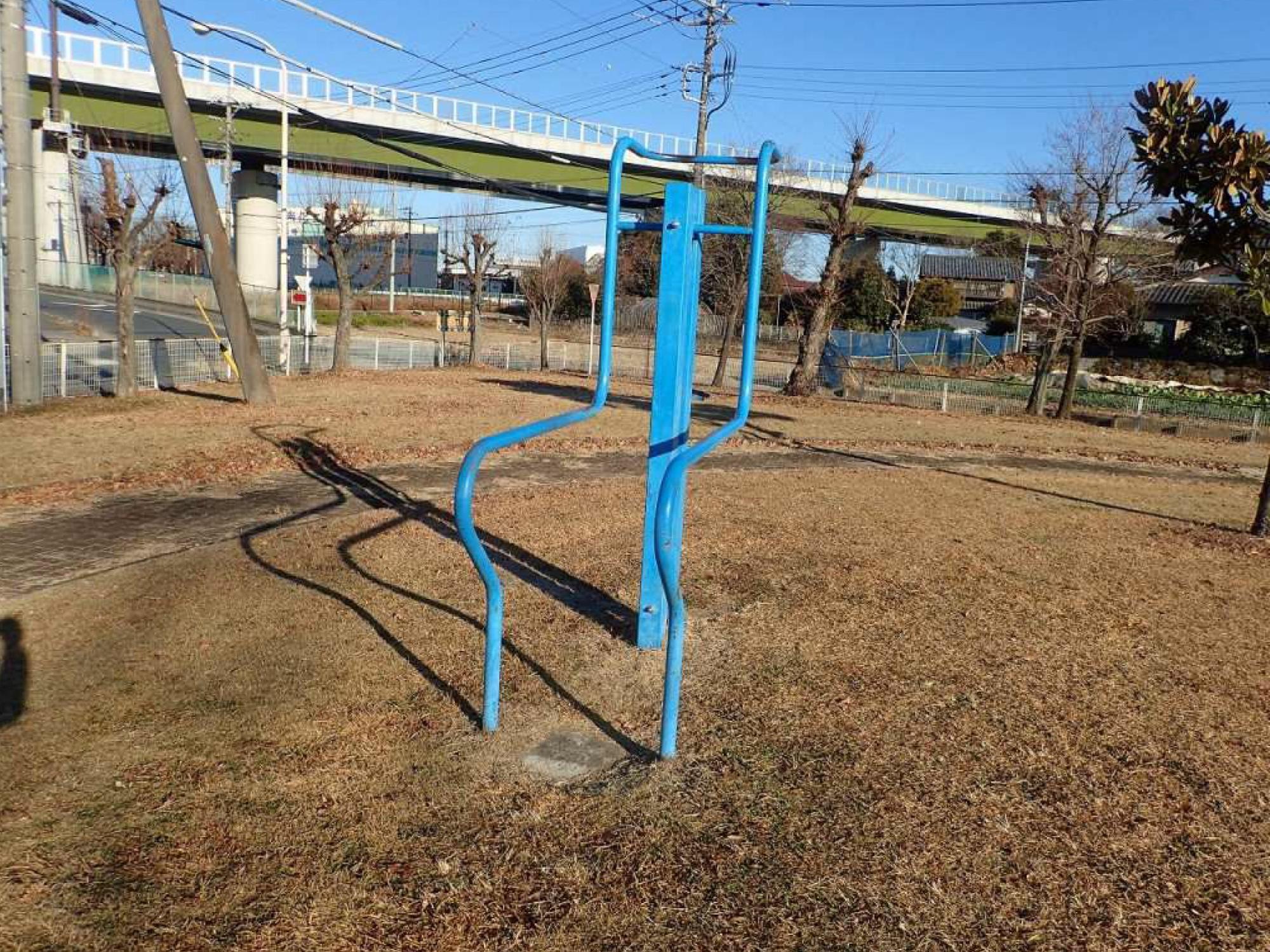 6 健康遊具(背伸ばしベンチ)