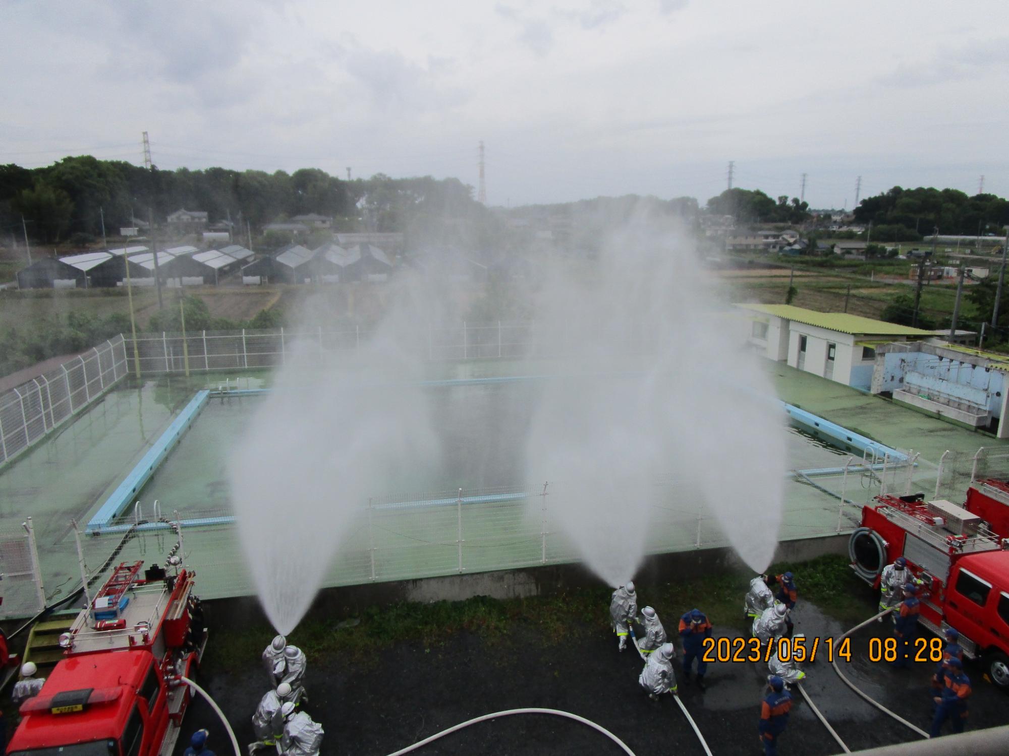 噴霧注水