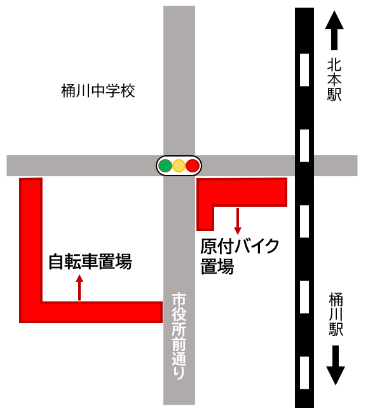 西口第一案内図