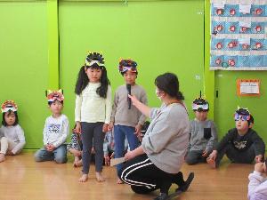 すみれ組のお面紹介