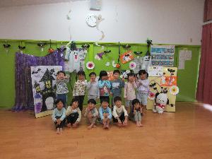 ハロウィン ゆり集合写真