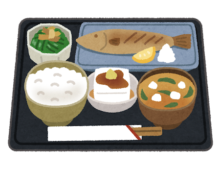 定食のイラスト