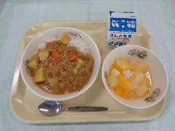 070417桶川給食カレー