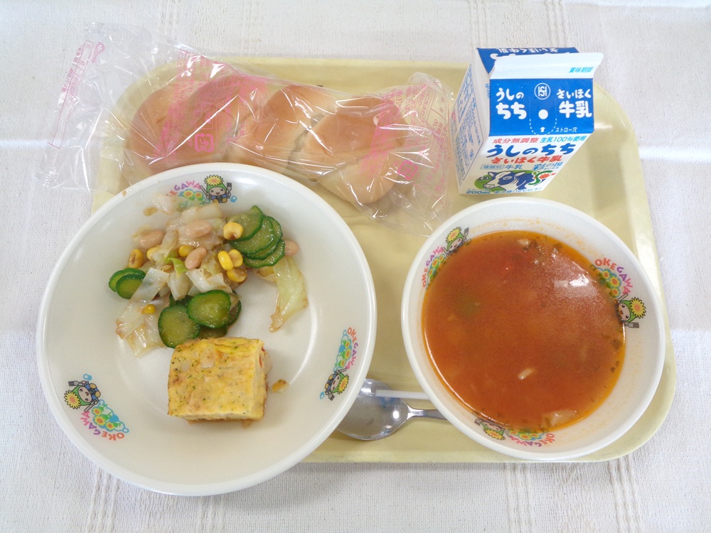 桶川給食の日　献立