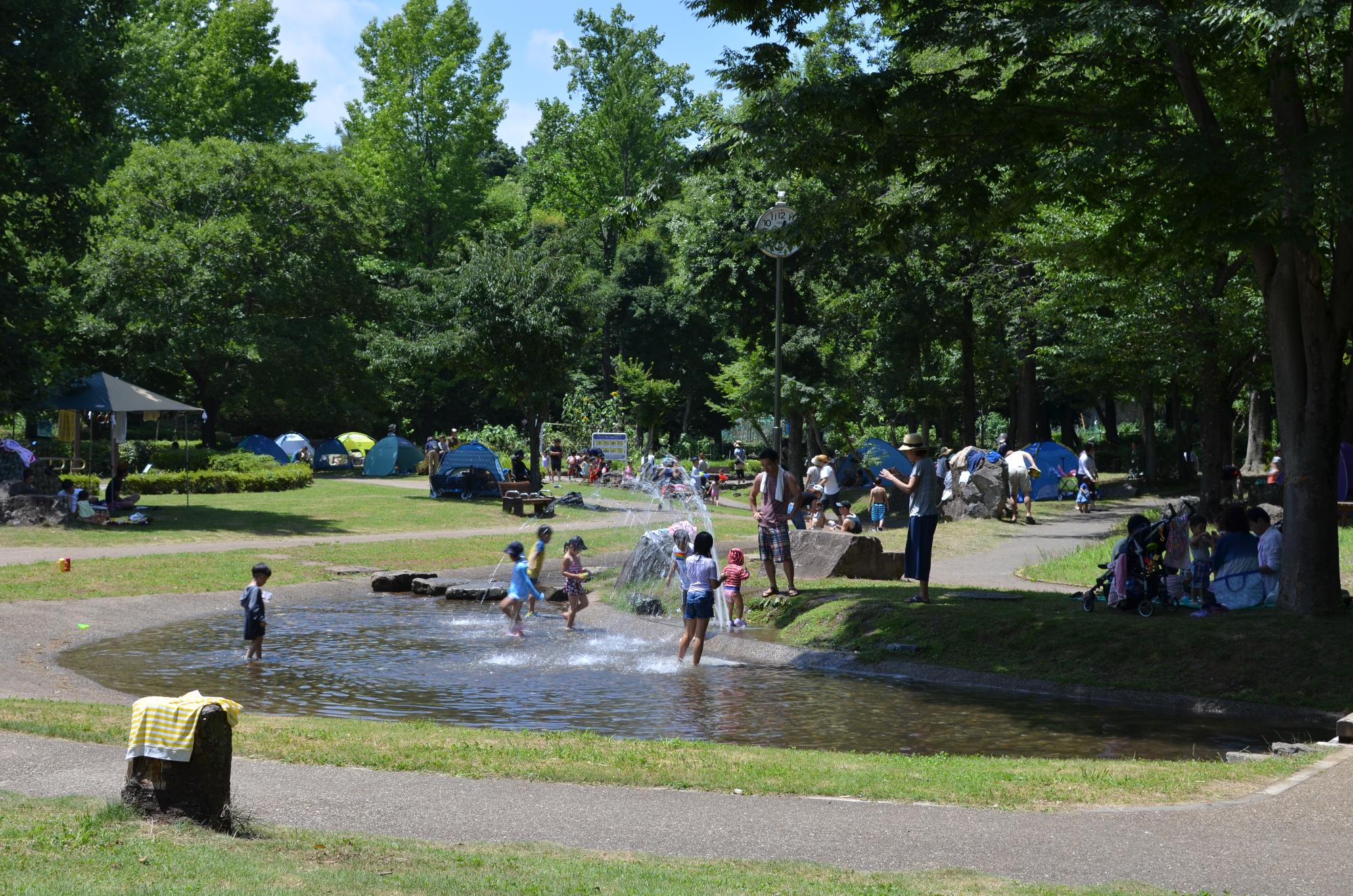 城山公園じゃぶじゃぶ池