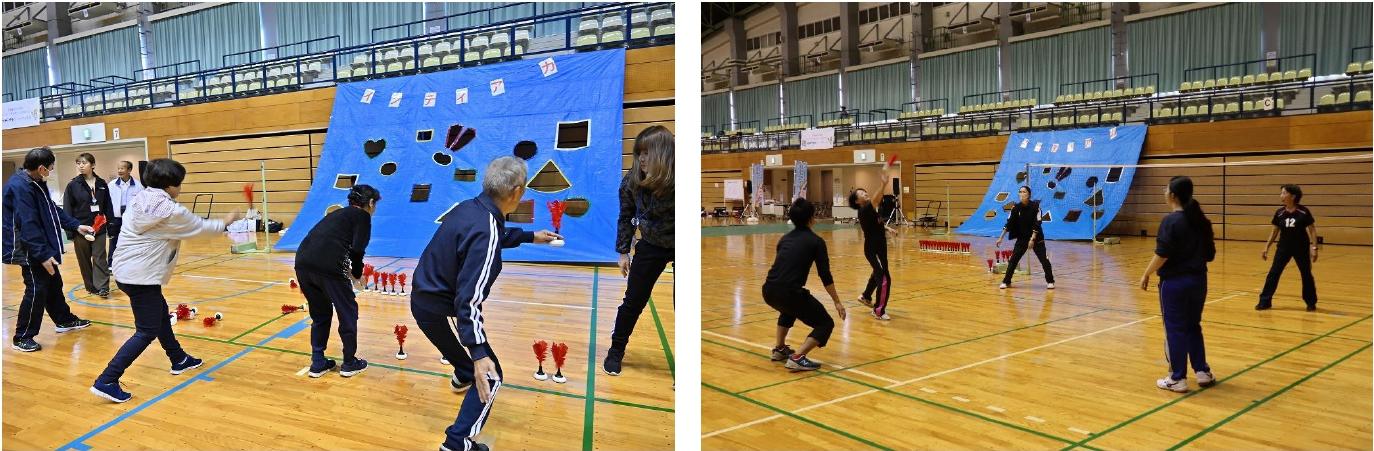 的当てゲーム及びインディアカ体験教室